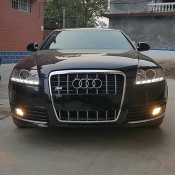Prednja rešetka branika za Audi A6/A6L S6 (2005-2011) - ABS plastika, montaža na branik, težina 3 kg