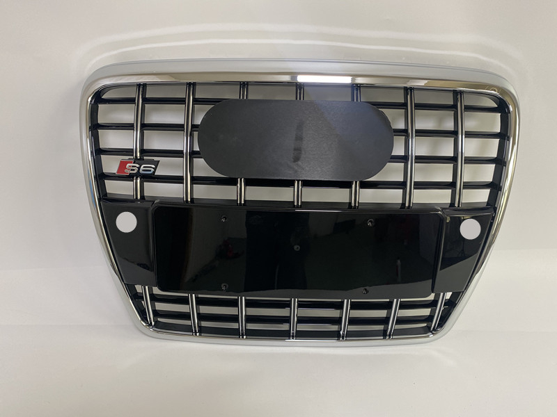 Prednja rešetka branika za Audi A6/A6L S6 (2005-2011) - ABS plastika, montaža na branik, težina 3 kg