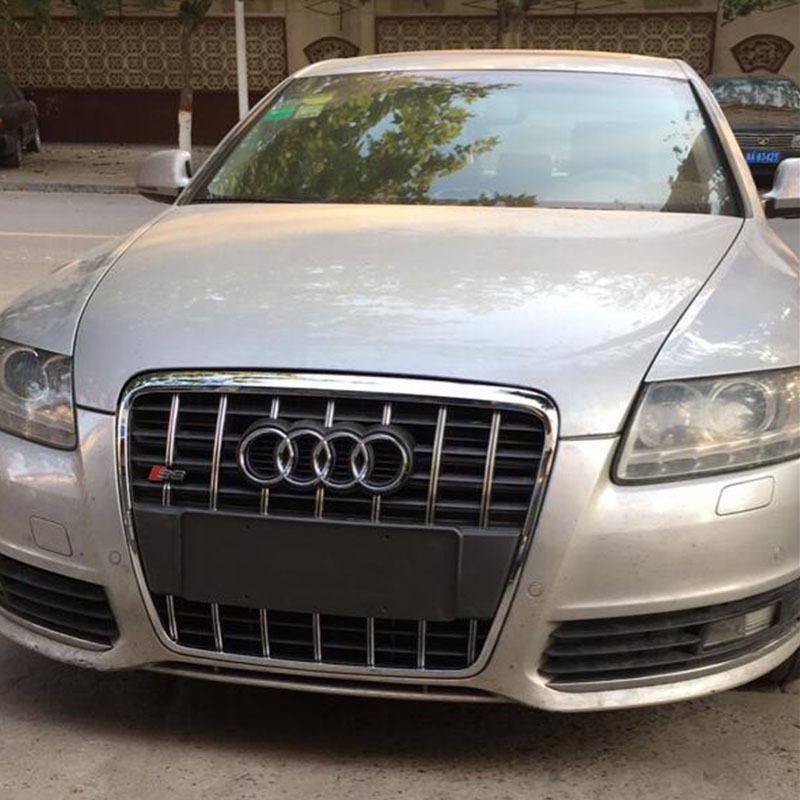 Prednja rešetka branika za Audi A6/A6L S6 (2005-2011) - ABS plastika, montaža na branik, težina 3 kg