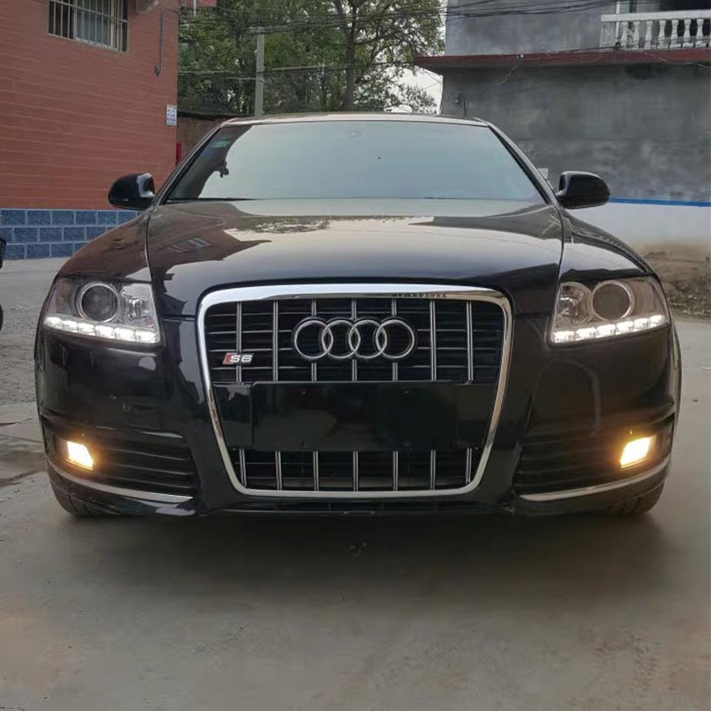 Prednja rešetka branika za Audi A6/A6L S6 (2005-2011) - ABS plastika, montaža na branik, težina 3 kg