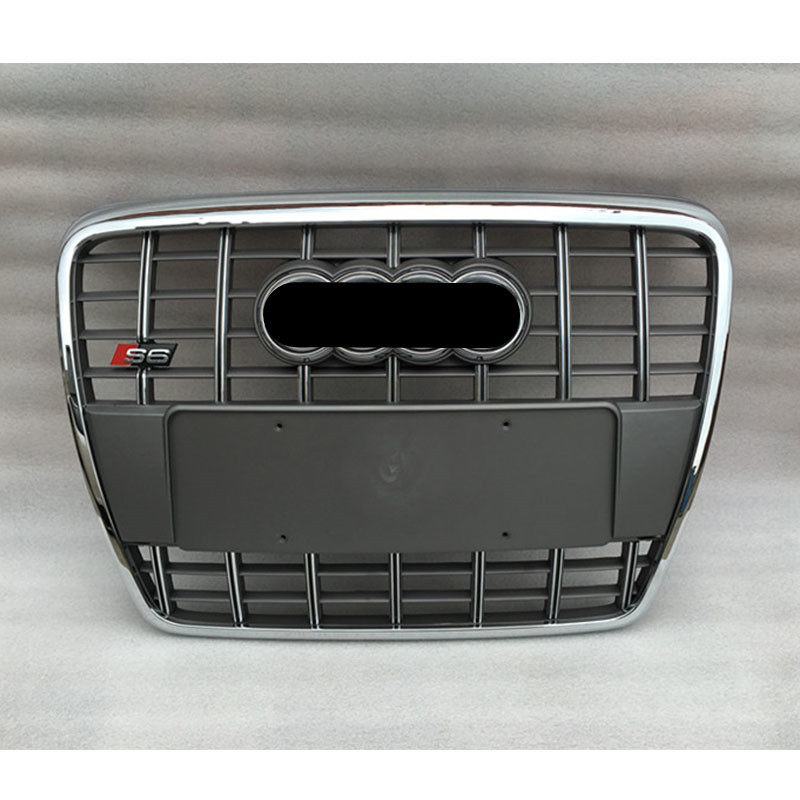 Prednja rešetka branika za Audi A6/A6L S6 (2005-2011) - ABS plastika, montaža na branik, težina 3 kg