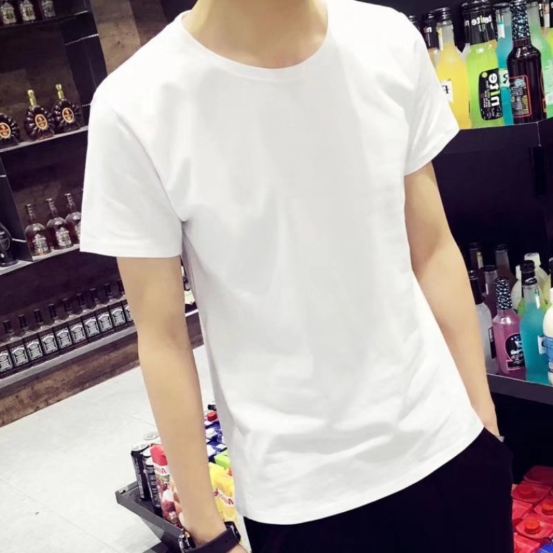 Muški T-shirt s okruglim izrezom, kratkim rukavima, slim-fit, tkanina milk silk (poliester ≥96%), prozračna i brzo se suši