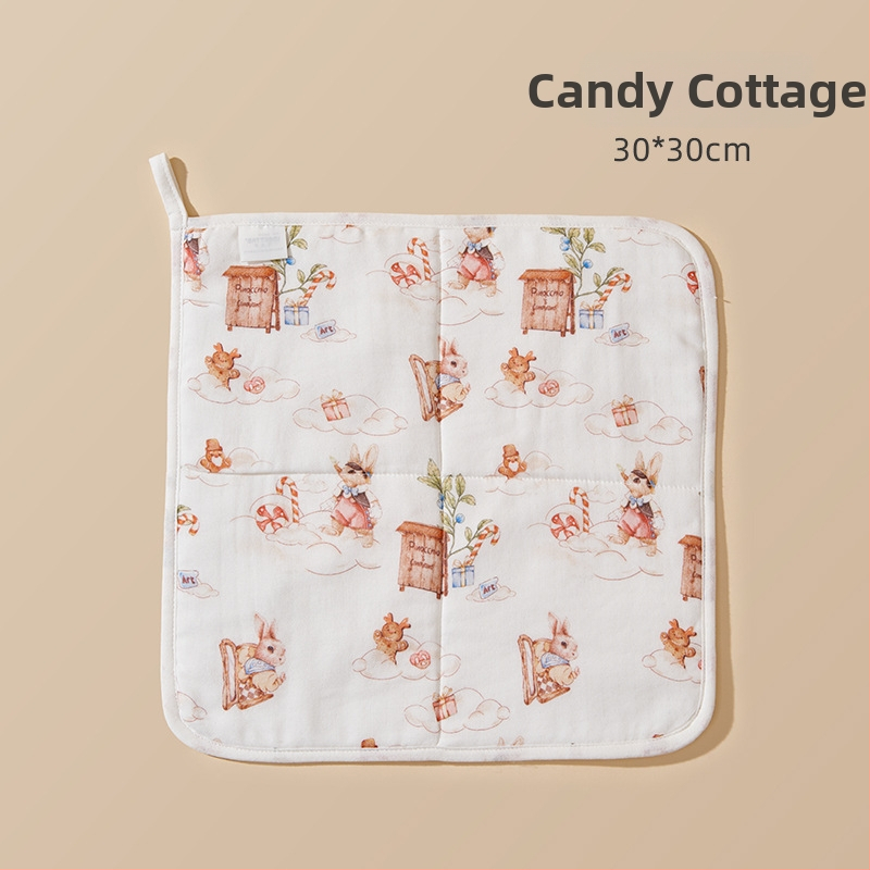 Prosop de față pentru bebeluși – bumbac + fibre, 40 buc., imprimare, țesătură simplă, 50–80 g