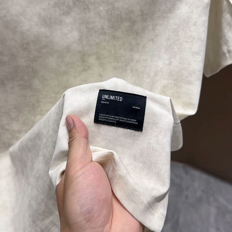 Tricou bărbați Tie-Dye cu mâneci scurte, guler rotund, poliester, absorbție umezeală