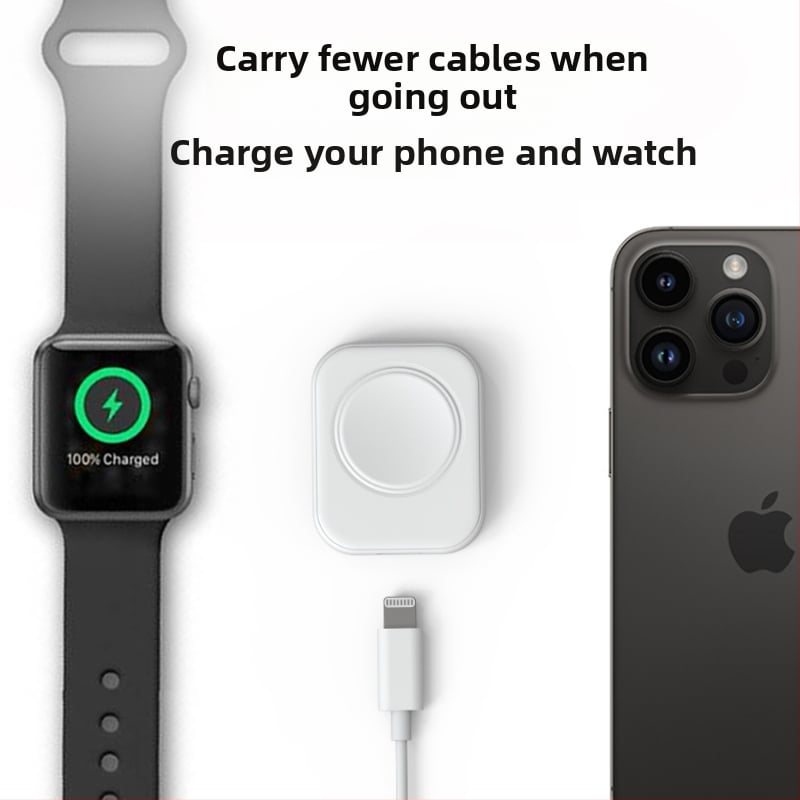 Prijenosna magnetska bežična baza za Apple Watch – ulaz 5V1A, CE/FCC/RoHS certifikati