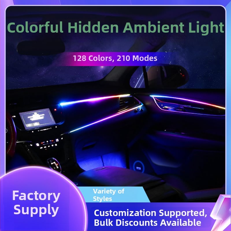 Automobilový prístrojový svetelný RGB LED pás, 5-24V, 10W, modely Drag 18/14/10/6