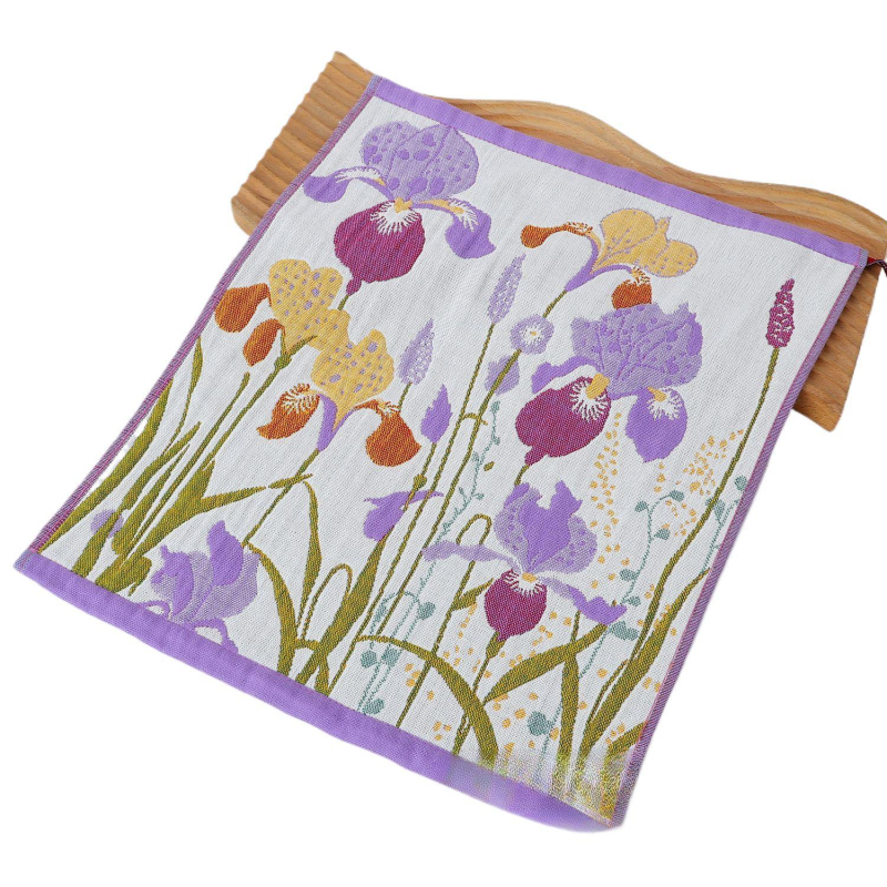 Βρεφική πετσέτα προσώπου από 100% βαμβάκι, κομμένο νήμα, Jacquard ύφανση, 40 g, απορρόφηση 5–10 s