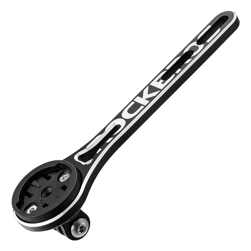 ROCKBROS Suport integrat ghidon pentru bicicletă de drum – montaj pentru computer de bicicletă, extensie lampă și bază pentru cameră de acțiune | Material: aliaj de aluminiu; Brand: ROCKBROS; Unisex