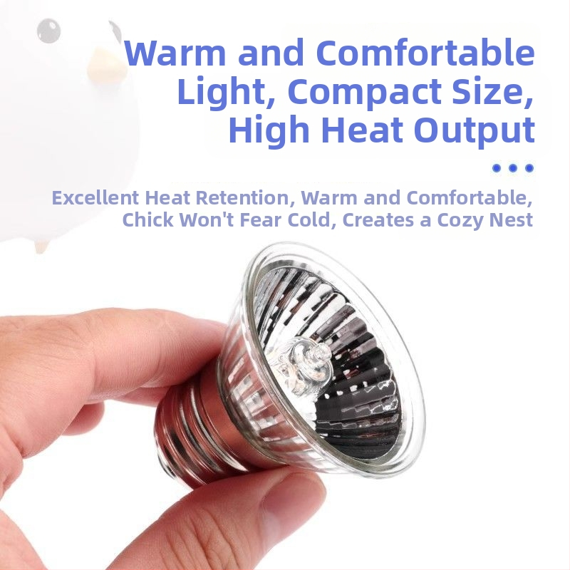 Lampă de încălzire cu termostat pentru creșterea păsărilor – pentru fazani, pui și papagali