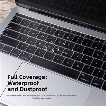 Weihui billentyűmembrán MacBook Pro és MacBook Air készülékekhez, kristály TPU