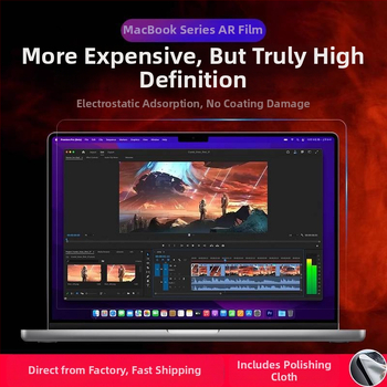 AR film za MacBook Pro 13 i MacBook Air 14/16 inča – anti-refleksivni zaštitni film visoke prozirnosti
