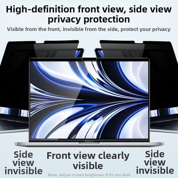 Mágneses adatvédelmi képernyővédő MacBook Pro/Air – PET anyag, Mirror Clear