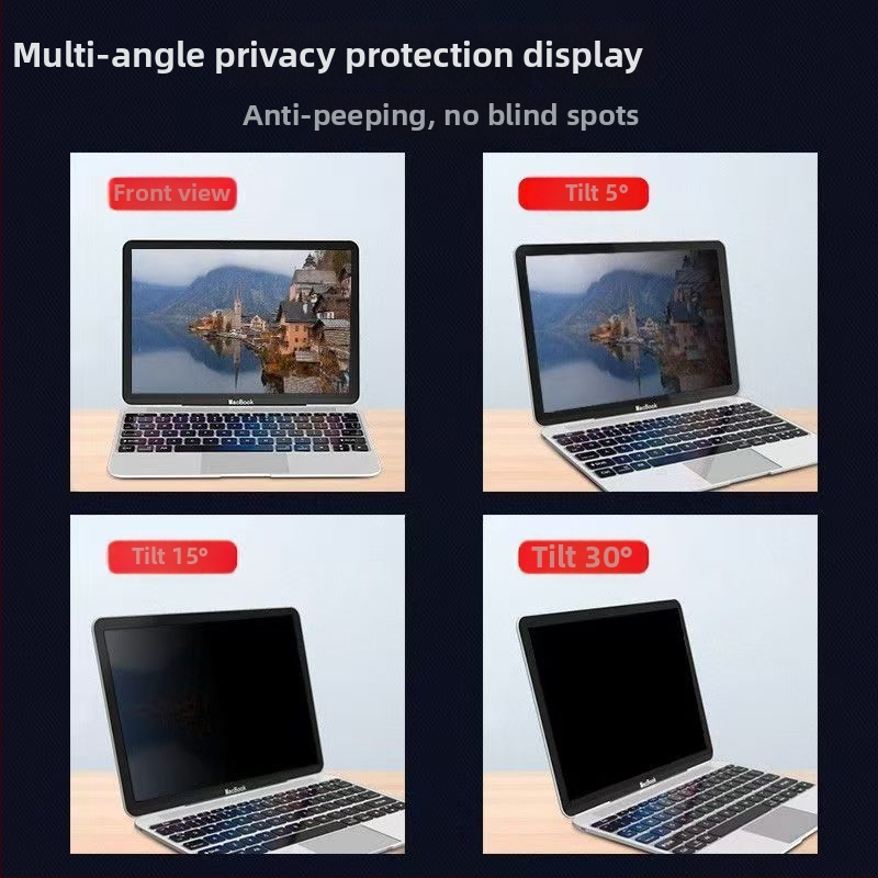 Mágneses adatvédelmi képernyővédő MacBook Pro/Air – PET anyag, Mirror Clear