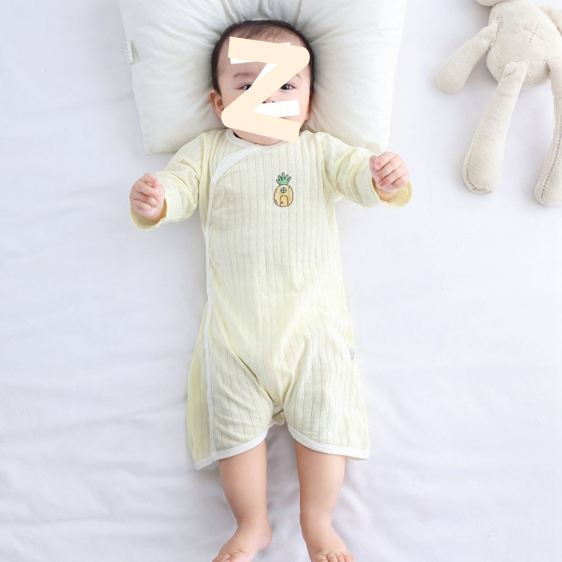 Dječja spavaća vreća za bebe 0–12 mjeseci, pamuk, dugi rukavi, kopčanje sprijeda, karikatura uzorak