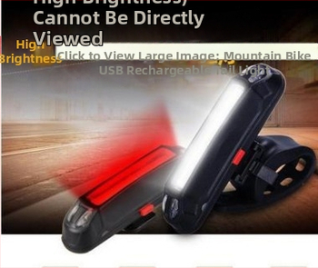 Yating USB зареждаща се задна светлина за велосипед за планински велосипеди с LED предупредителна светлина