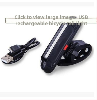 Yating USB зареждаща се задна светлина за велосипед за планински велосипеди с LED предупредителна светлина