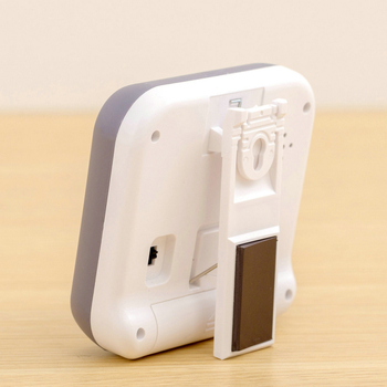 Ψηφιακός χρονόμετρο κουζίνας με LCD οθόνη, ηλεκτρονικός μηχανισμός, πλαστικό περίβλημα, τροφοδοσία με μπαταρία, κλιπ και στήριγμα