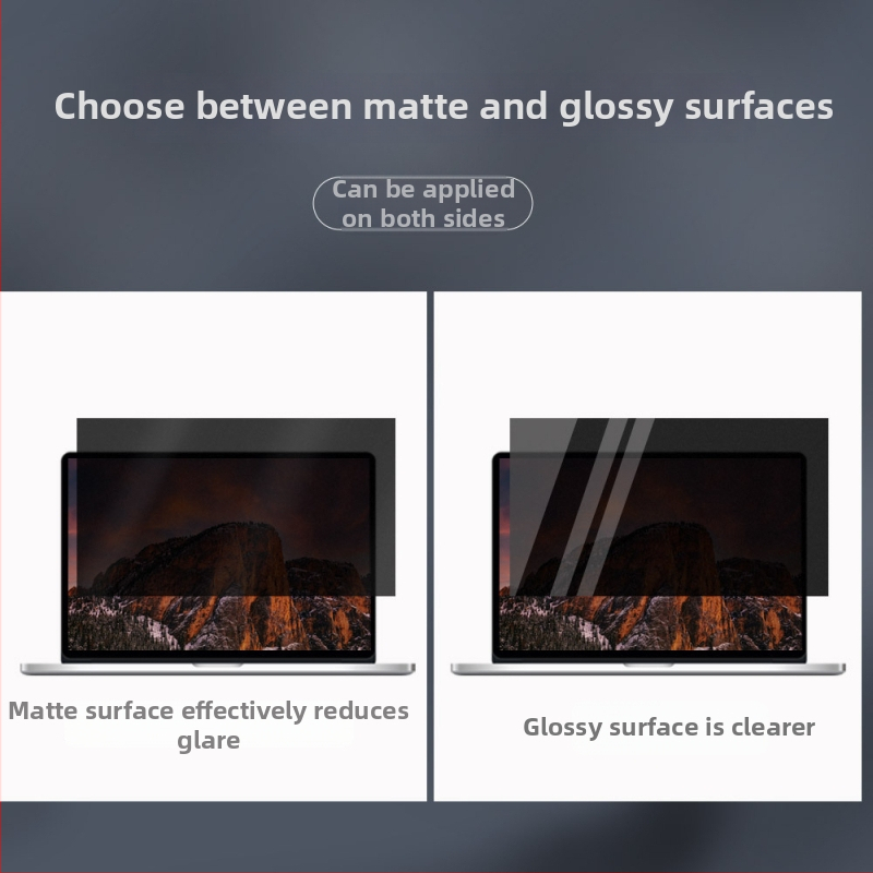 Ochranná súkromie obrazovky pre notebooky a stolné počítače – Anti-Spy, proti modrému svetlu, PET vrstva, Kompatibilné s Apple, Lenovo, HP, Huawei, Acer, LG