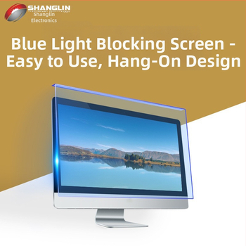Akrilból készült függőleges képernyővédő kékfény-szűrő Apple notebook/monitorhoz – telepítés nélküli, akasztóval