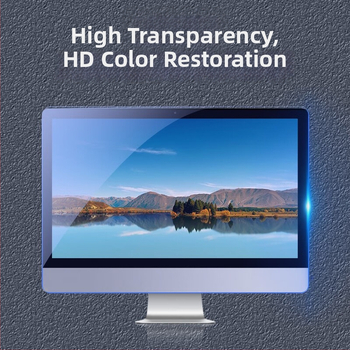 Akrilból készült függőleges képernyővédő kékfény-szűrő Apple notebook/monitorhoz – telepítés nélküli, akasztóval