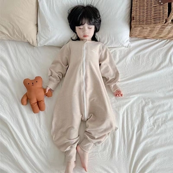 Бебешки цял гащеризон с дълги ръкави и стил на спящ чувал, Corduroy плат и зайче козина 71–80%, за момичета, новородени 0–1 година, Пролет 2025