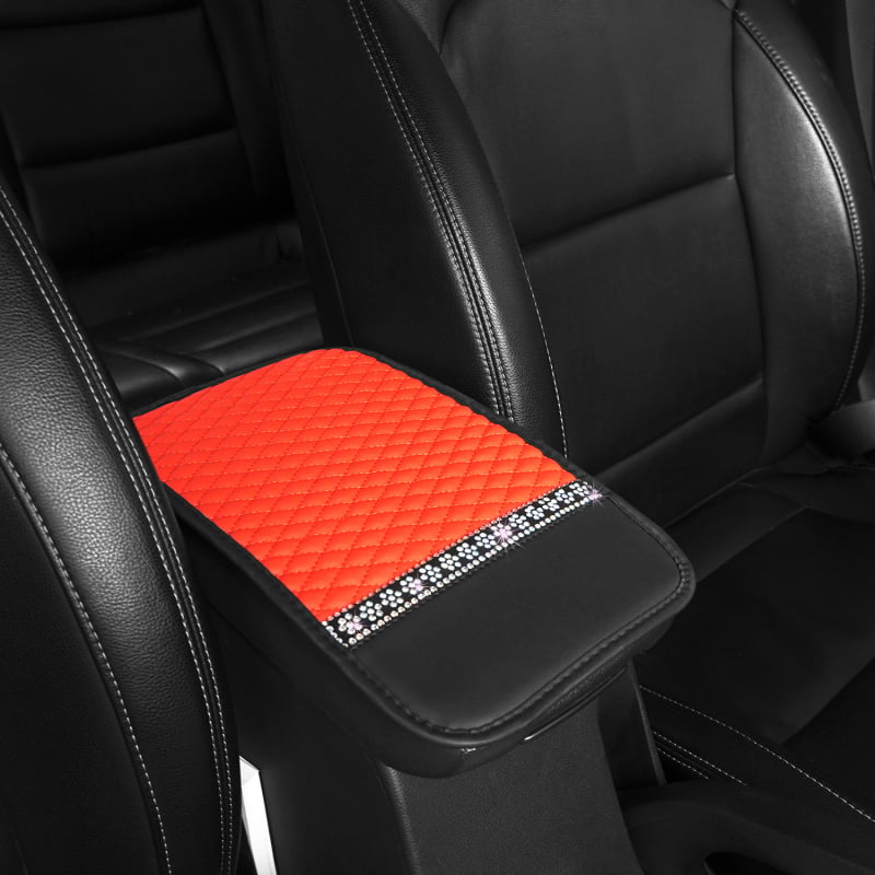 Kožni naslon za ruku automobila s quilted uzorkom i šarenim snježnim dijamantima, univerzalno za sve sezone; Materijal: koža; Podrijetlo: Zhejiang; Marka: Lu Jason; Pogodni modeli: General; Prilagodba: Ne