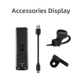 Leadbike LD88 предна светлина за велосипеди за планински и шосейни велосипеди, с въртяща се леща и възможност за монтаж