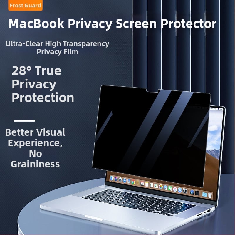 Anti-Spy mágneses kijelzővédő MacBook Pro/Air – Adatvédelmi kijelzővédelem mágneses rögzítéssel