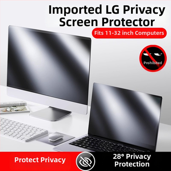 11-19 hüvelykes eszközökhöz készült adatvédelmi kijelzőfólia - 3 rétegű PET anti-peep film laptophoz/asztali számítógéphez/tabletához/telefonhoz (OEM)