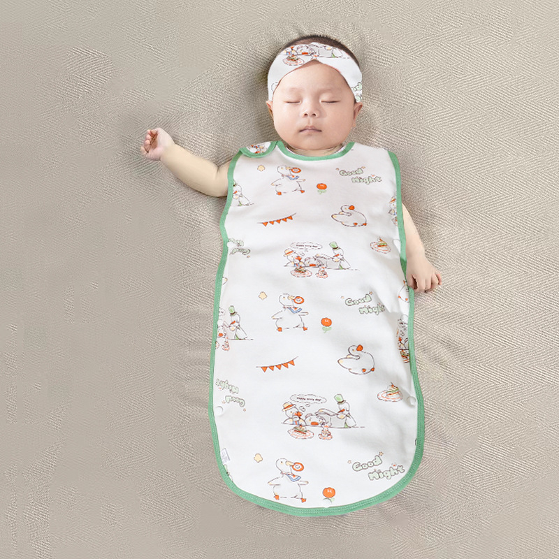 Βρέφος χωρίς μανίκια υπνόσακος από 100% βαμβάκι, άνοιξη-καλοκαίρι, anti-kick