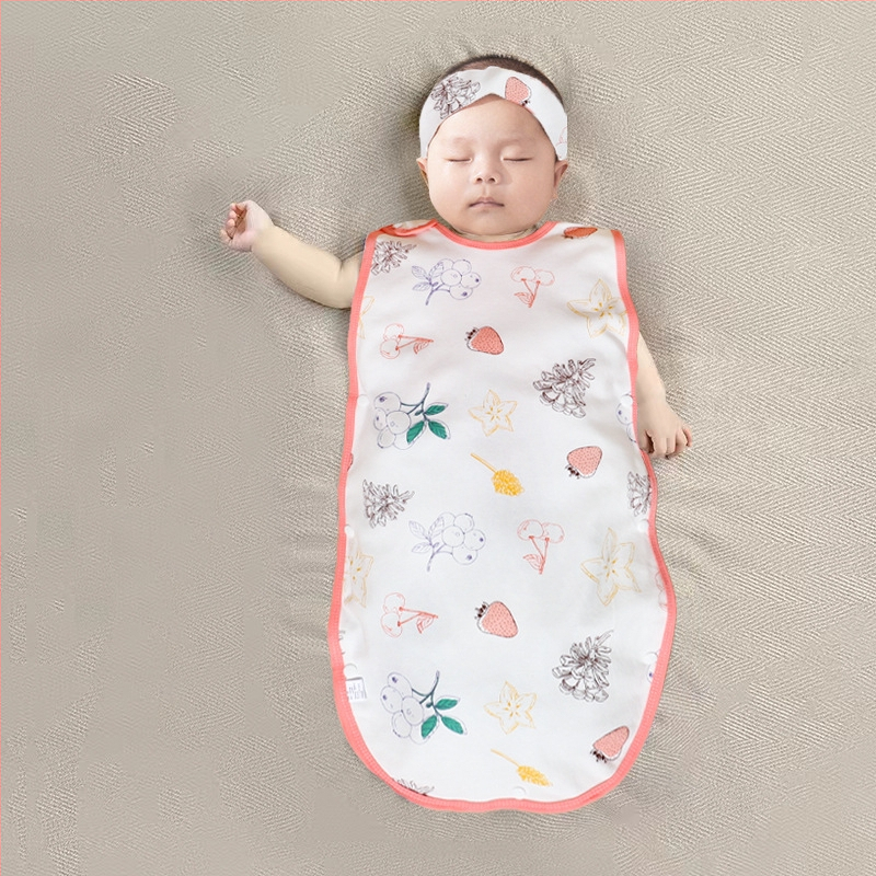 Βρέφος χωρίς μανίκια υπνόσακος από 100% βαμβάκι, άνοιξη-καλοκαίρι, anti-kick