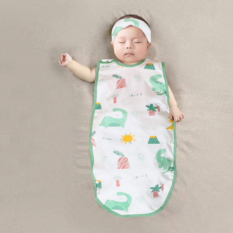 Βρέφος χωρίς μανίκια υπνόσακος από 100% βαμβάκι, άνοιξη-καλοκαίρι, anti-kick
