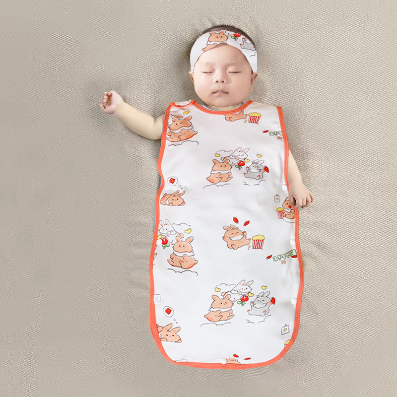 Βρέφος χωρίς μανίκια υπνόσακος από 100% βαμβάκι, άνοιξη-καλοκαίρι, anti-kick