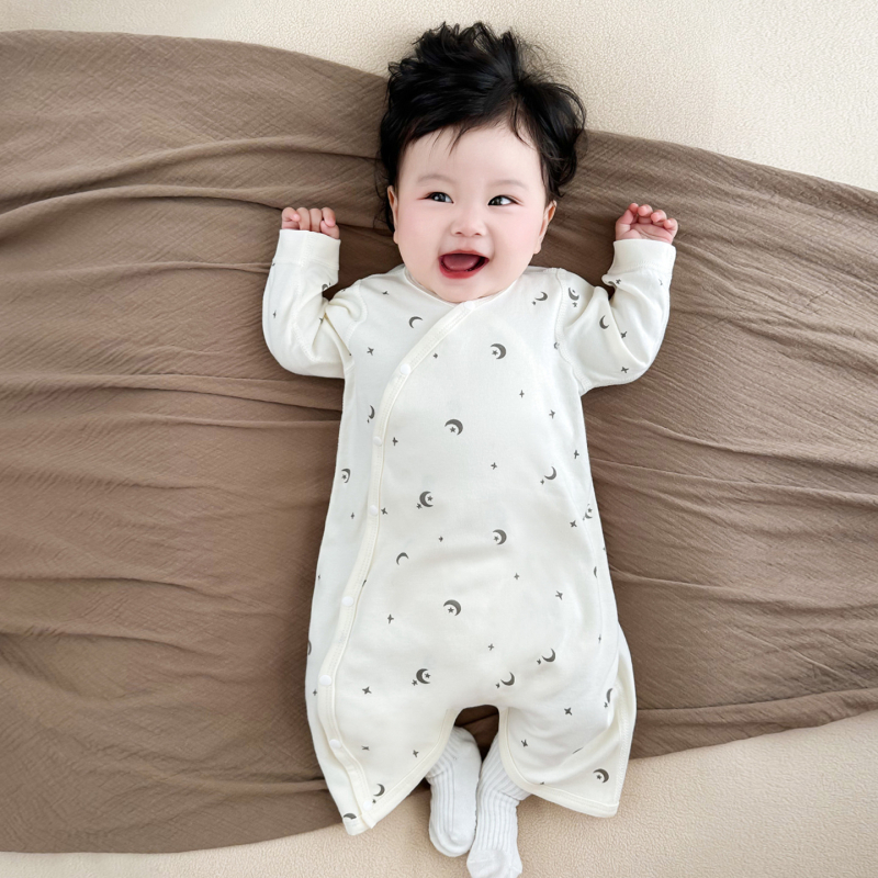 Unisex βαμβακερό ρουχισμό ύπνου για μωρά και παιδιά - άνοιξη/φθινόπωρο, 100% βαμβάκι, ηλικία 1–3 ετών (80–100 cm), χαλαρό στυλ