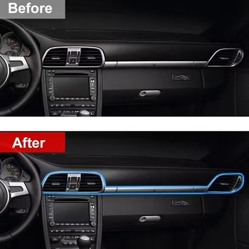 USB unutrašnja svjetiljka za automobil – više boja, glasovno upravljanje, bežično, PMMA, 5V