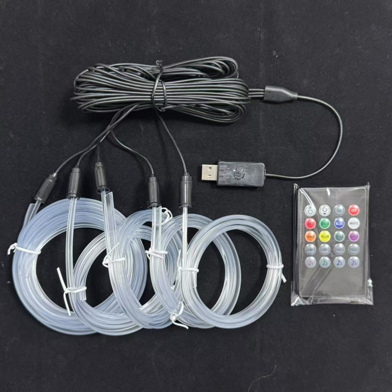 USB unutrašnja svjetiljka za automobil – više boja, glasovno upravljanje, bežično, PMMA, 5V