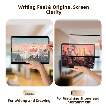 Προστατευτικό οθόνης μπροστινού για iPad – ματ φιλμ, αντι-δακτυλικά αποτυπώματα, μαγνητική σύνδεση, κατάλληλο για γραφή/ζωγραφική, συμβατό με iPad 9, Pro 11, Air 6