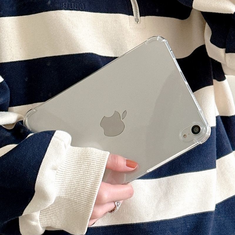 Прозрачен силиконов защитен калъф за таблети — минималистичен, ръчно изработен корпус; съвместим със Samsung, Apple, OPPO, Huawei и Xiaomi