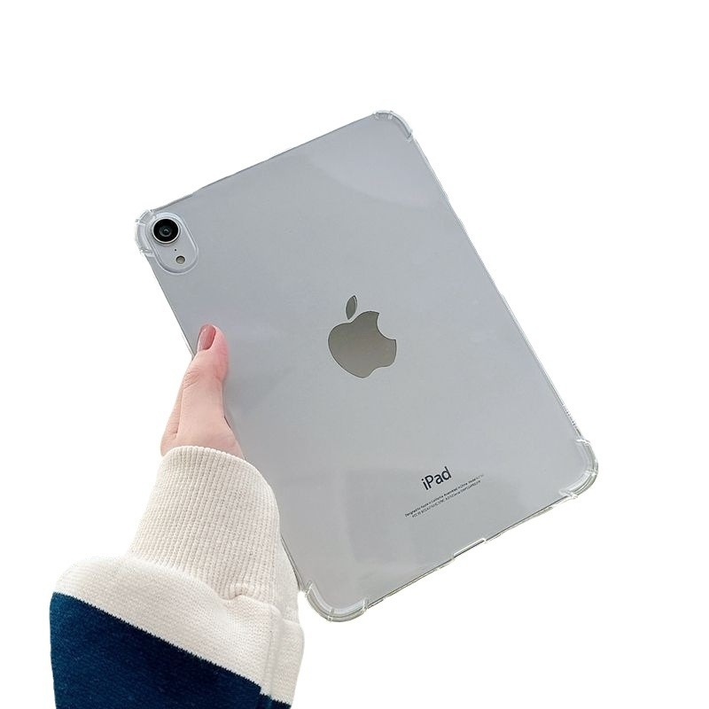 Прозрачен силиконов защитен калъф за таблети — минималистичен, ръчно изработен корпус; съвместим със Samsung, Apple, OPPO, Huawei и Xiaomi