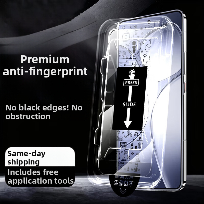 Закалено стъкло за протектор на предния екран за iPhone 13 Pro/14 Pro/14 Pro Max с HD, Anti-Spy, Anti-Drop, Anti-Explosion