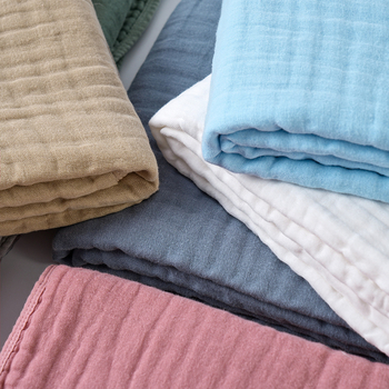 Dječji ručnik za kupanje od šest slojeva gaze, 100% pamuk, 300–400 g, šavovi uz rub, Cotton xiaobao