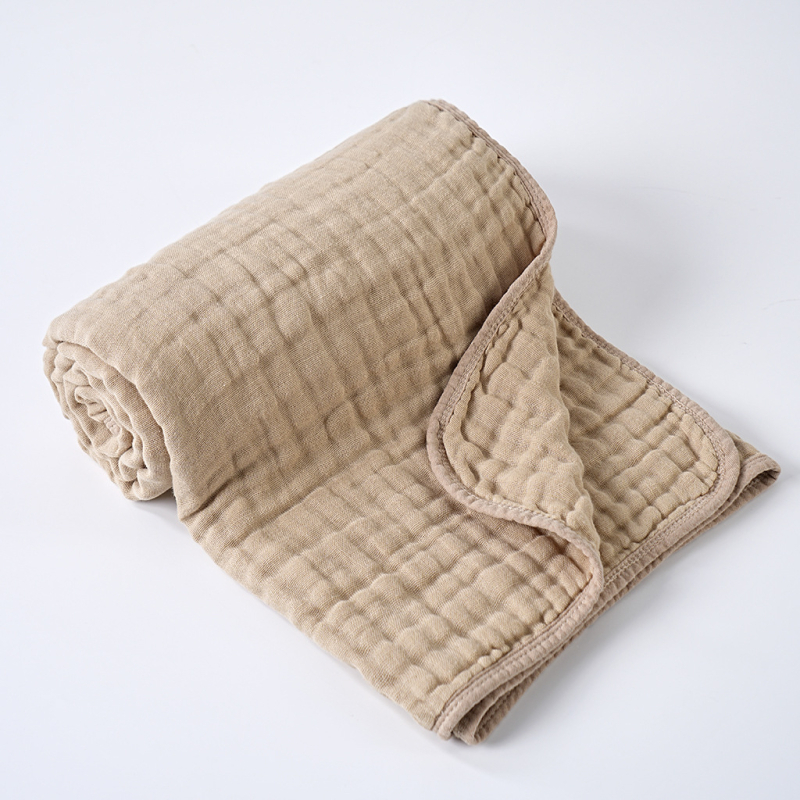 Dječji ručnik za kupanje od šest slojeva gaze, 100% pamuk, 300–400 g, šavovi uz rub, Cotton xiaobao