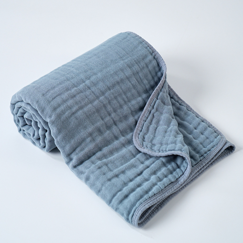 Dječji ručnik za kupanje od šest slojeva gaze, 100% pamuk, 300–400 g, šavovi uz rub, Cotton xiaobao