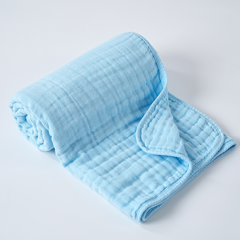 Dječji ručnik za kupanje od šest slojeva gaze, 100% pamuk, 300–400 g, šavovi uz rub, Cotton xiaobao