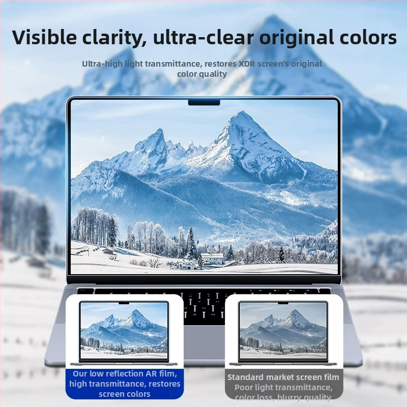 MacBook Pro/Airhoz AR tükröződésmentes kijelzőfólia – fejlett, tükröződésmentes, ujjlenyomat-mentes