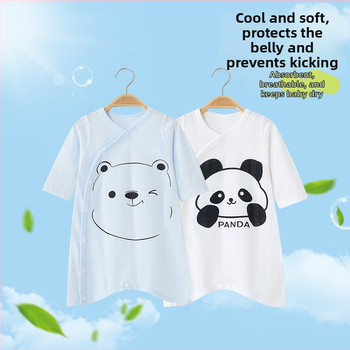 Детски памучен гащеризон за сън с животински карикатурен принт, дълъг ръкав, унисекс, за деца 1–3 години