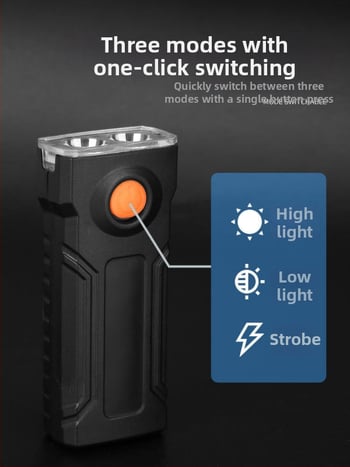 Lumină frontală pentru bicicletă – impermeabilă, puternică, potrivită pentru biciclete montane și de drum, Sky Leopard