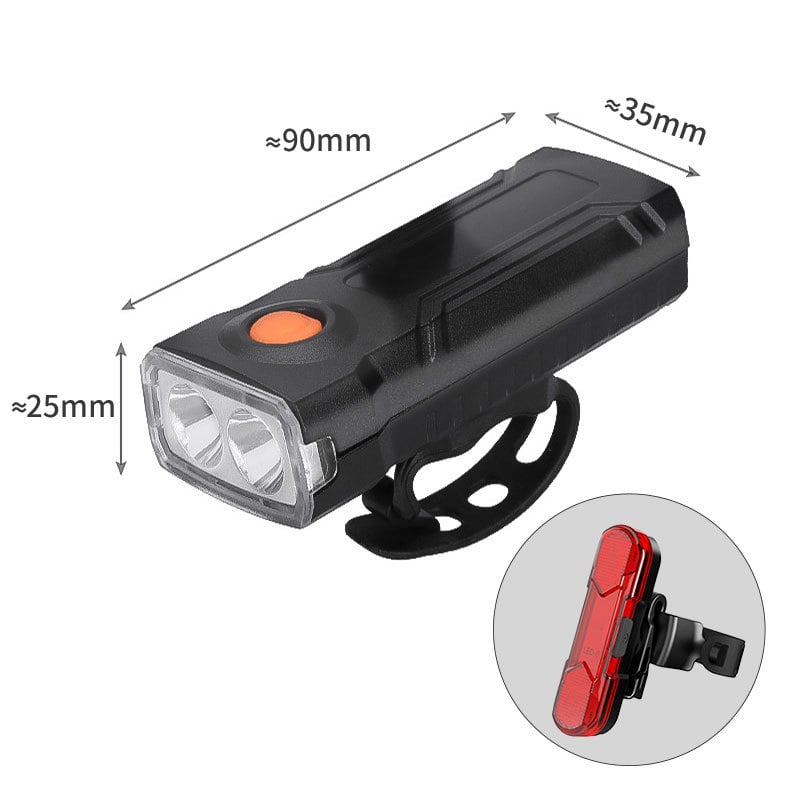 Lumină frontală pentru bicicletă – impermeabilă, puternică, potrivită pentru biciclete montane și de drum, Sky Leopard