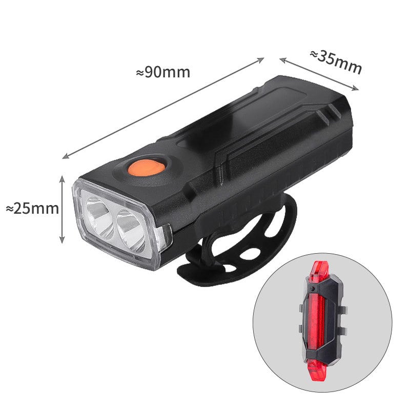 Lumină frontală pentru bicicletă – impermeabilă, puternică, potrivită pentru biciclete montane și de drum, Sky Leopard