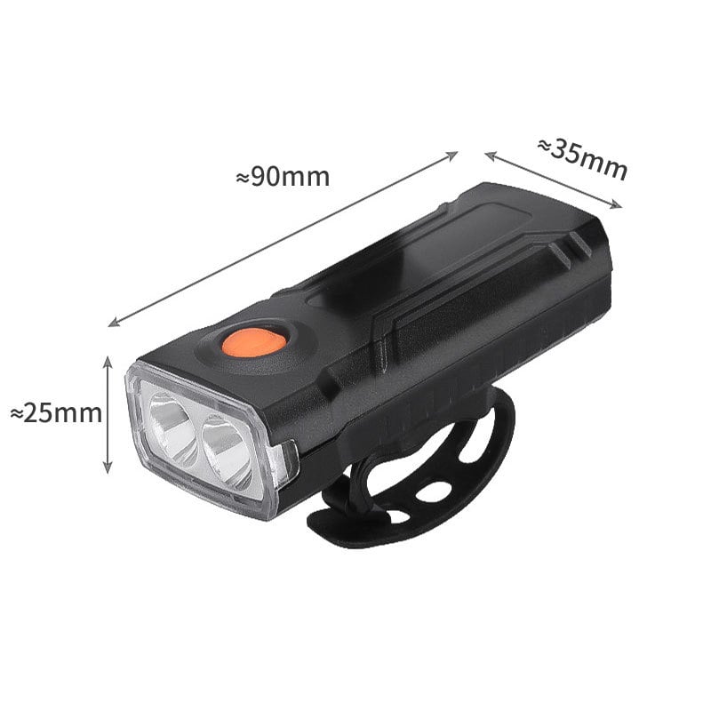 Lumină frontală pentru bicicletă – impermeabilă, puternică, potrivită pentru biciclete montane și de drum, Sky Leopard